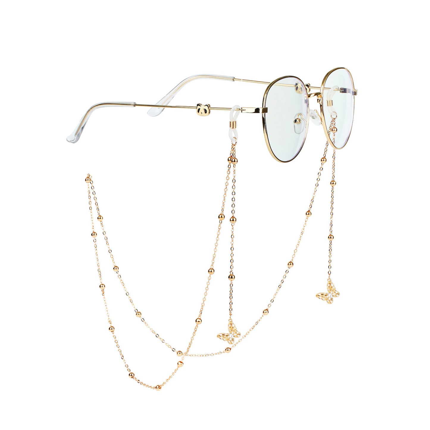 Letter Glasses Chain Fashion Star Butterfly Sun