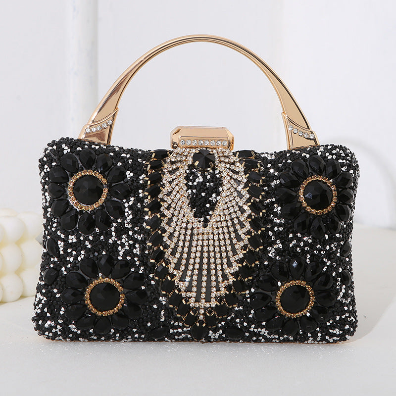 Metal Handheld Handmade Diamond Bag