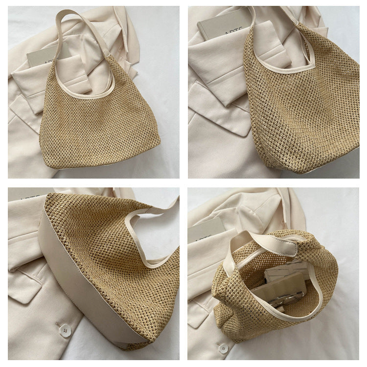 High Texture Casual Straw Bag