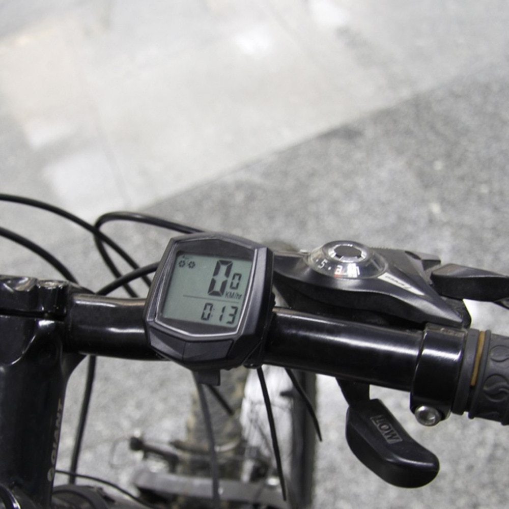 Mountain Bike Odometer Bicycle Wired English Speedometer