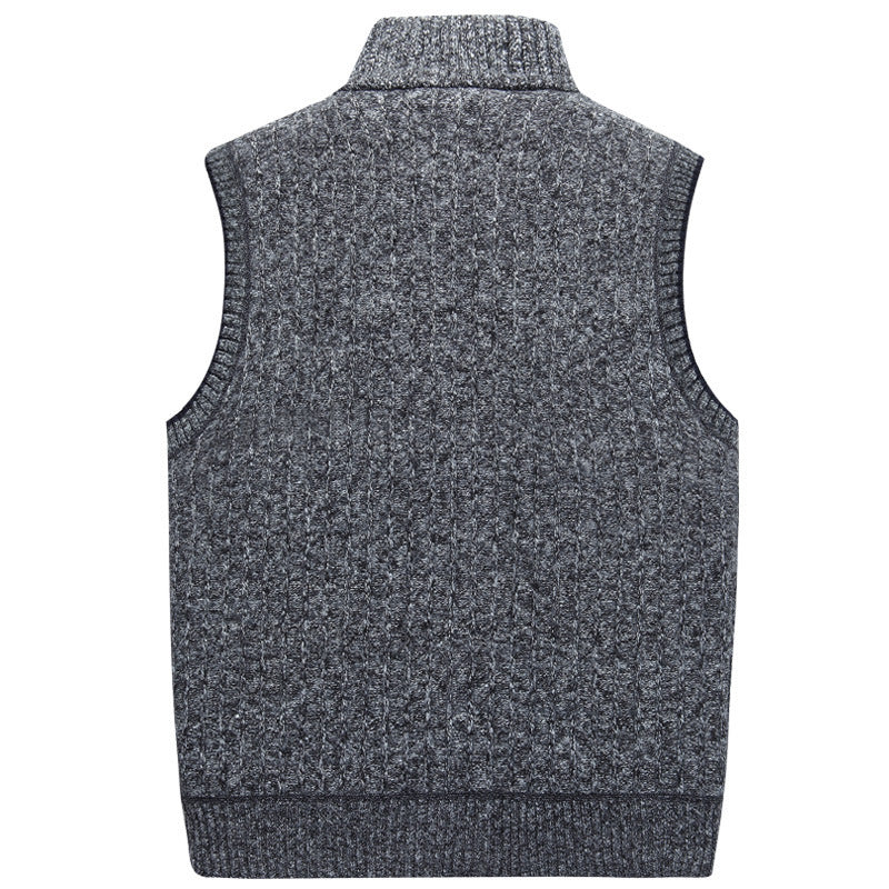 Knitted sweater vest