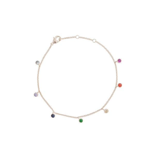 Rainbow Bezel Crystal Stardust Bracelet