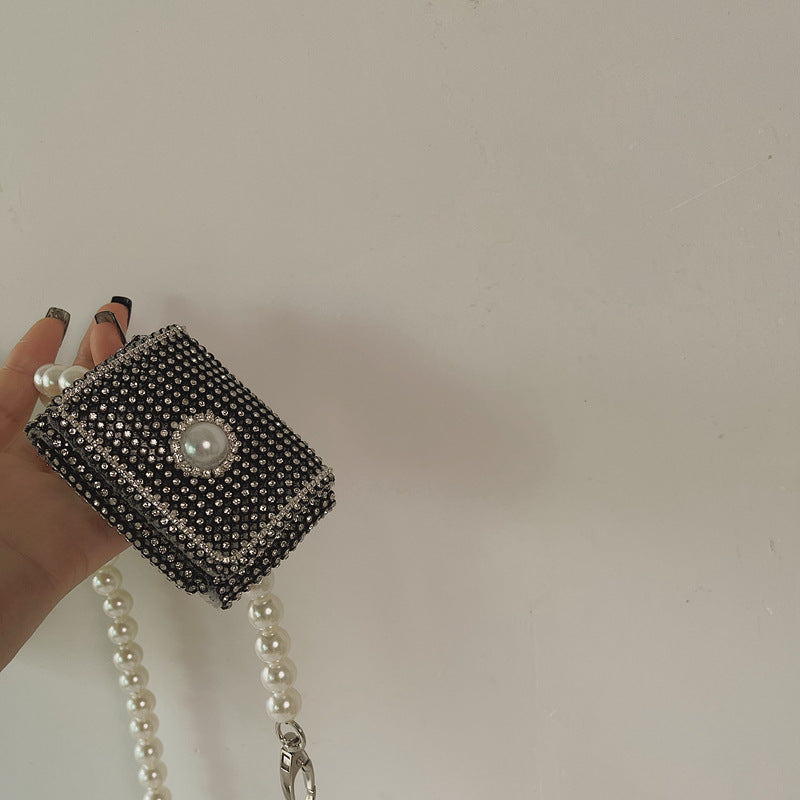 Rhinestone Mini Crossbody Bag Vintage