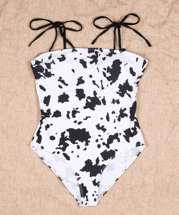 Sling cow spotted swimsuit