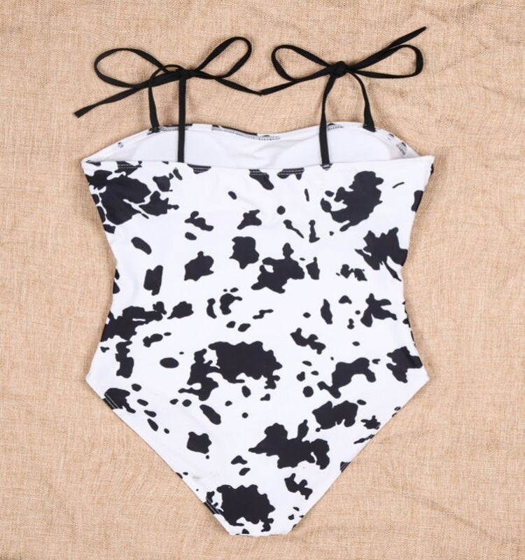 Sling cow spotted swimsuit