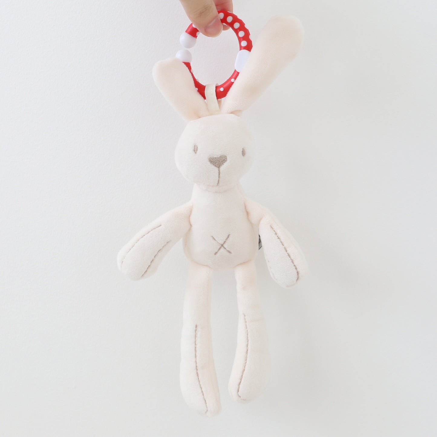 Baby Stroller Toy Bunny Bear Soft Plush Doll Rattle