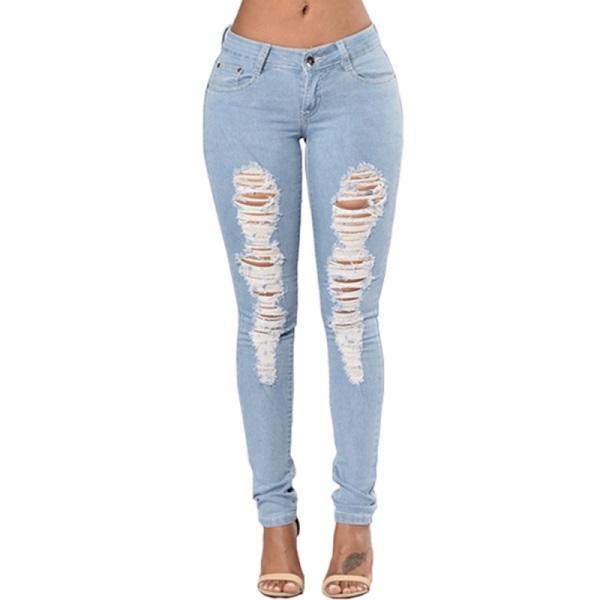 Ripped Jeans Pencil Jeans