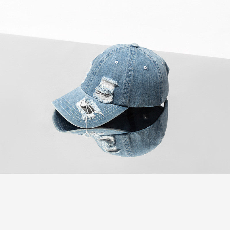 Retro Cowboy Wash Water Cut Couple HatCap