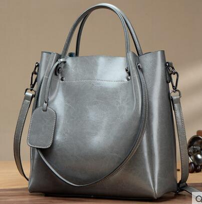 Oil Wax Cattle Leather Bag