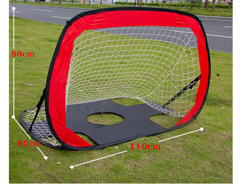 Foldable portable football net