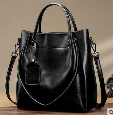 Oil Wax Cattle Leather Bag