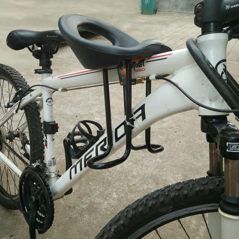 Bicycle front bar with baby seat