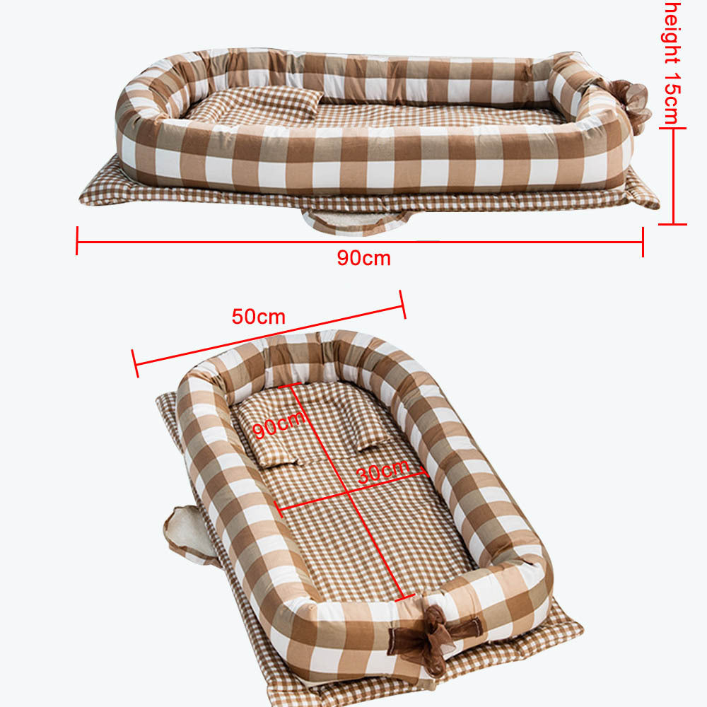 Cotton baby bed