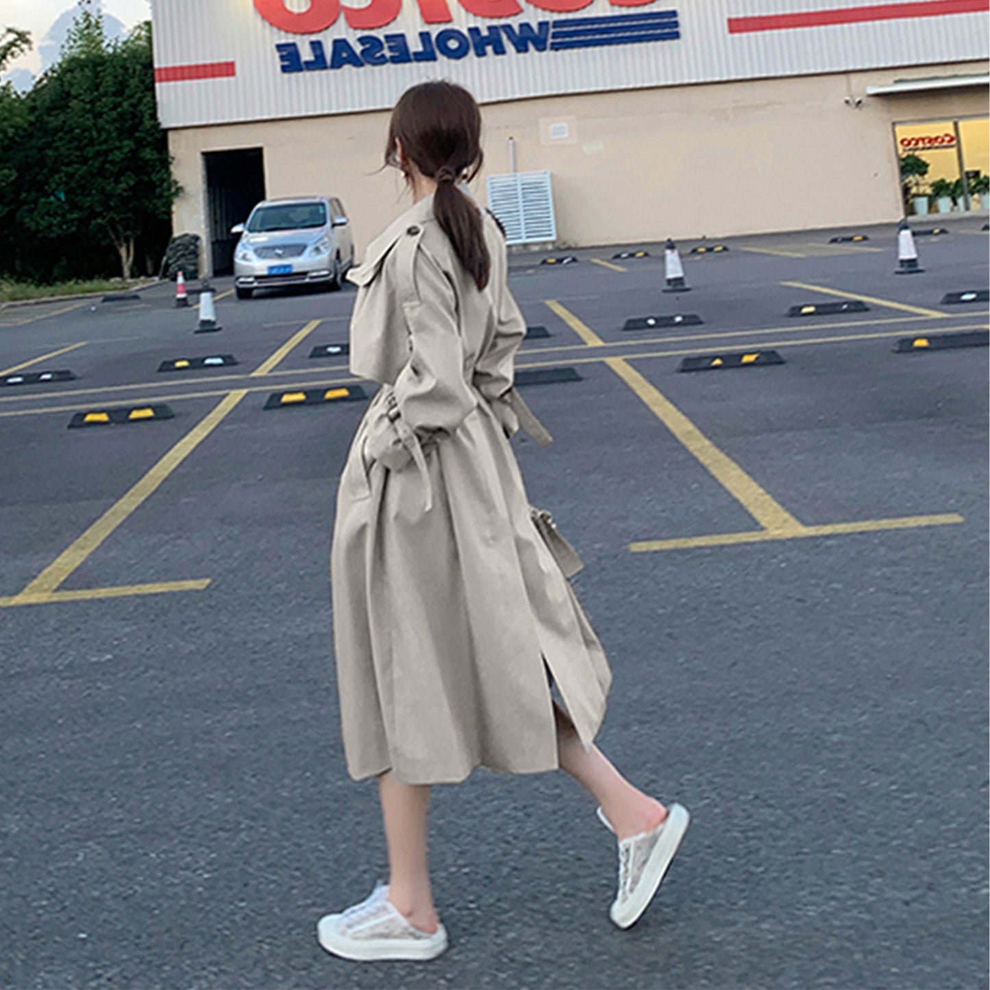 Trench Coat Elegant Oversize Trench Coat