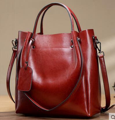 Oil Wax Cattle Leather Bag