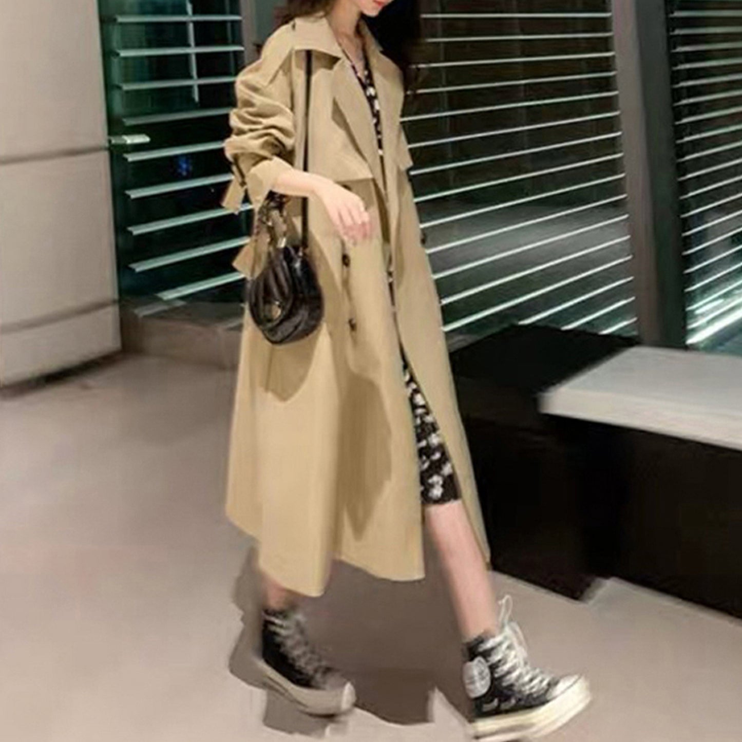 Trench Coat Elegant Oversize Trench Coat