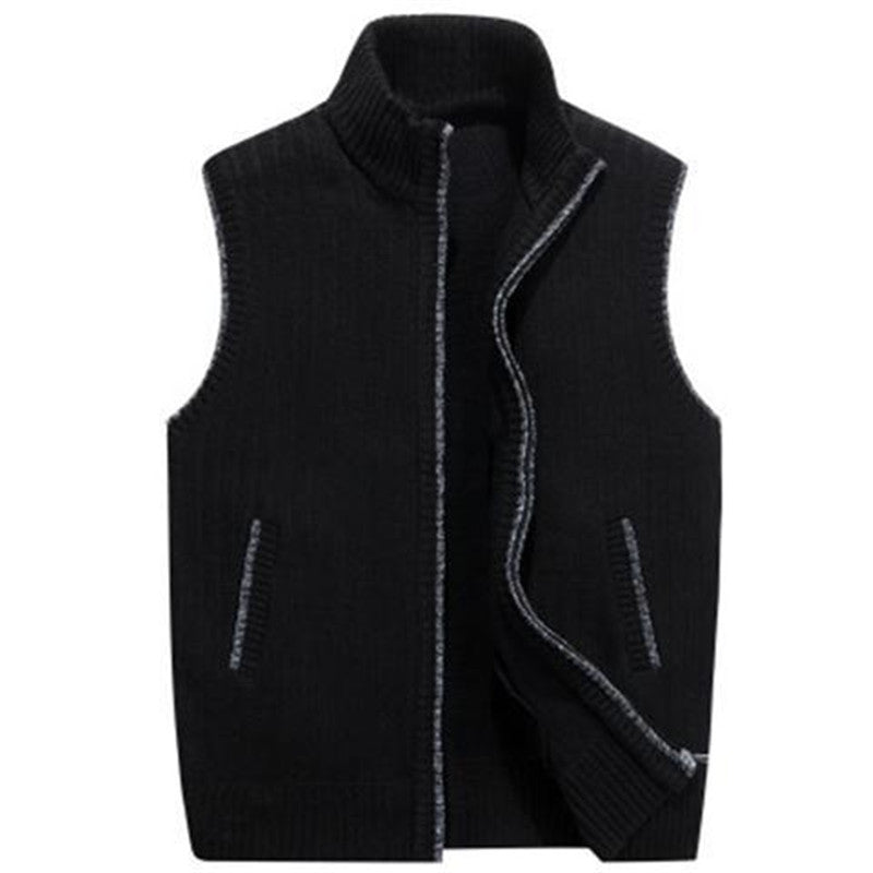 Knitted sweater vest