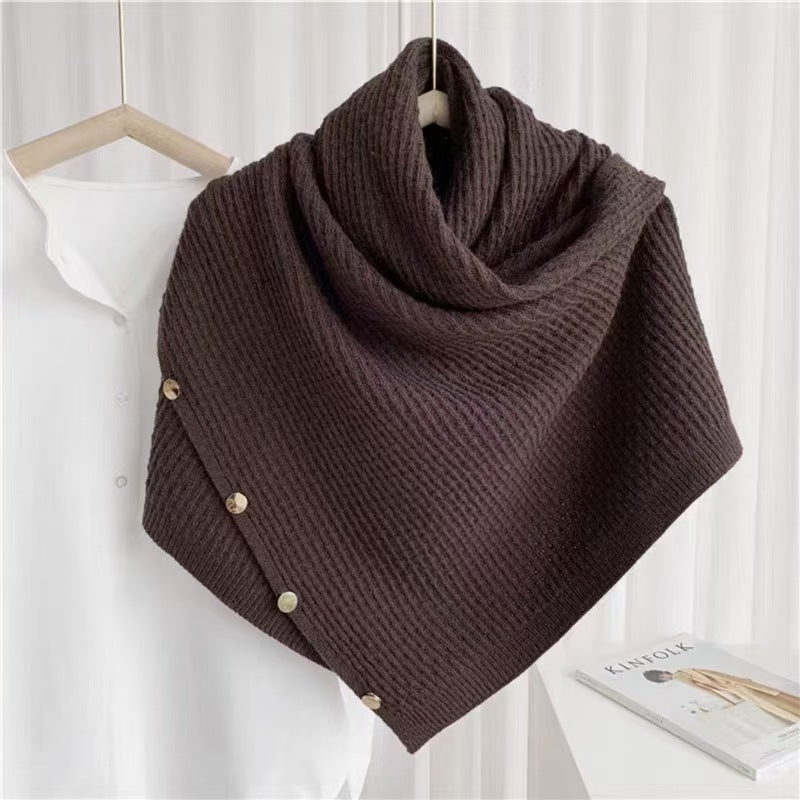 High-end Knitted Cape And Shawl Spring Autumn Outerwear High-end Blouse