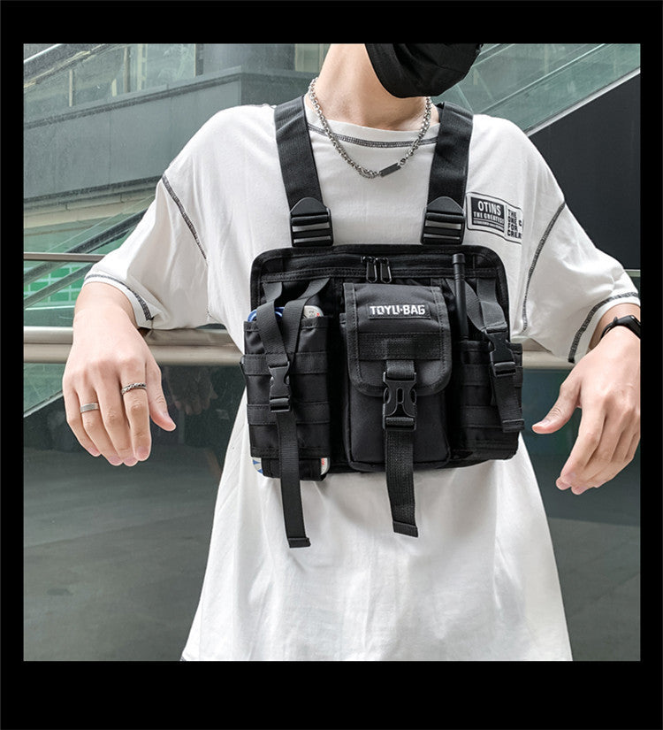 Street Vest Style Shoulder Chest Bag