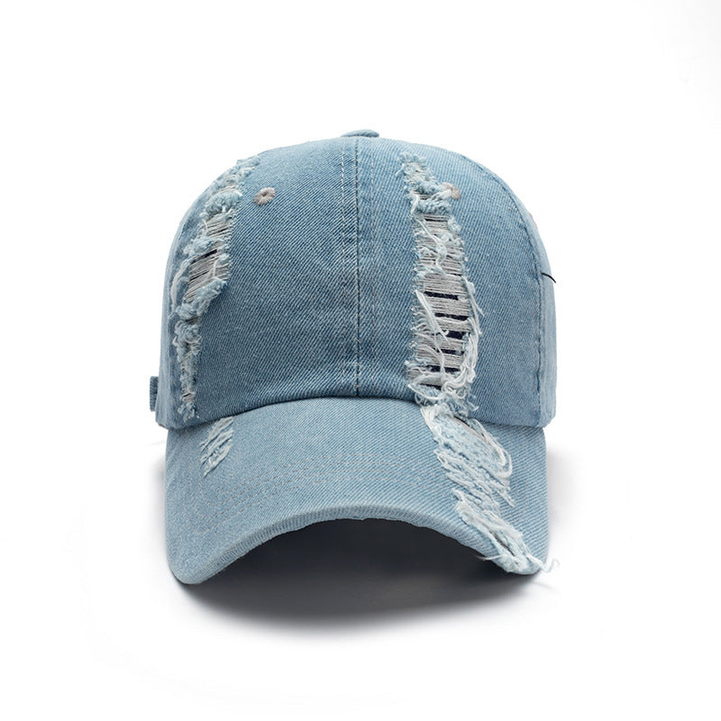 Retro Cowboy Wash Water Cut Couple HatCap