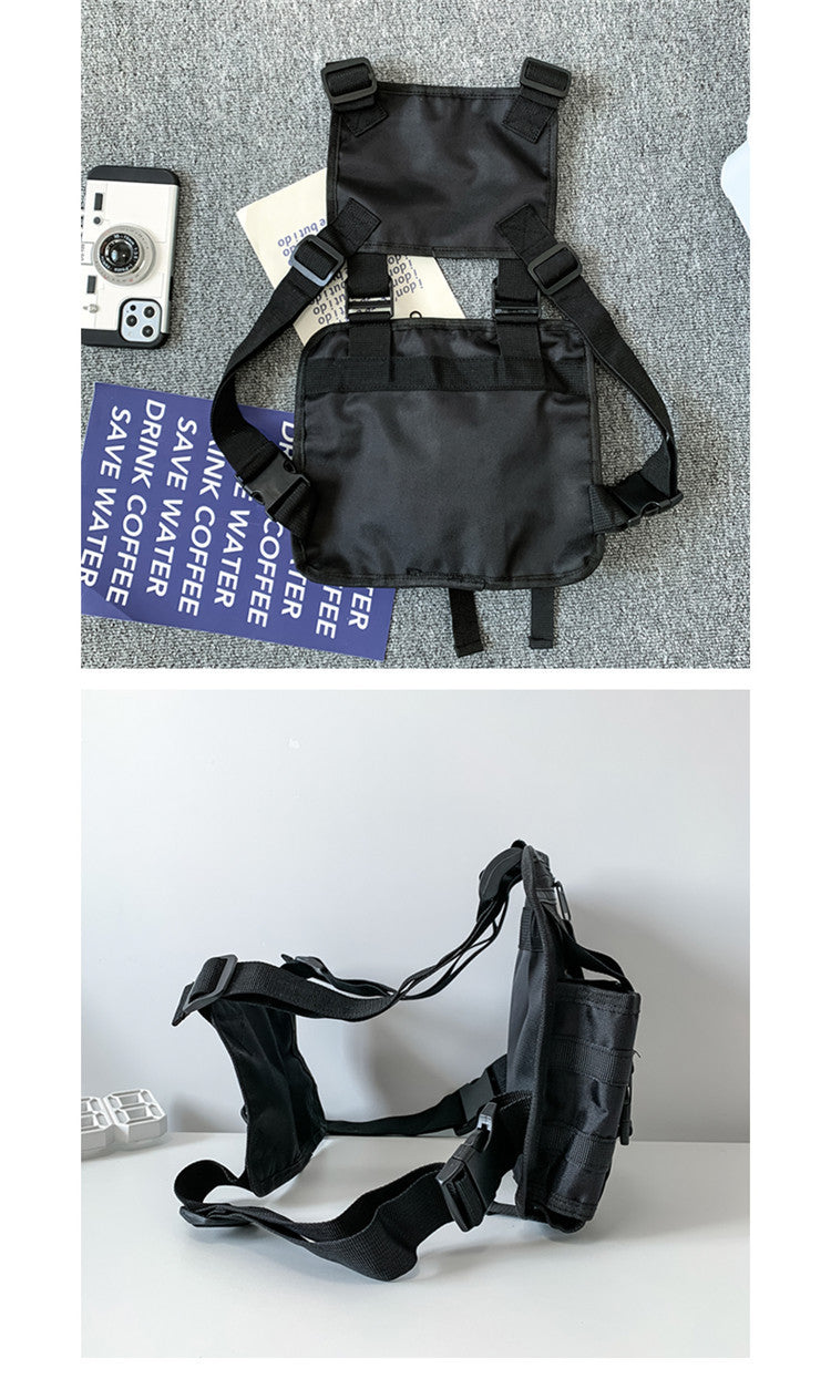 Street Vest Style Shoulder Chest Bag