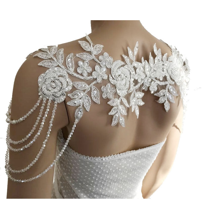 Bridal Handmade Beaded Wedding Accessories Shawl