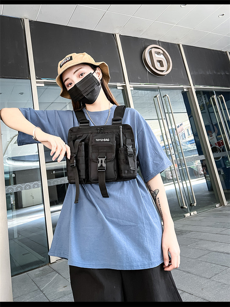 Street Vest Style Shoulder Chest Bag