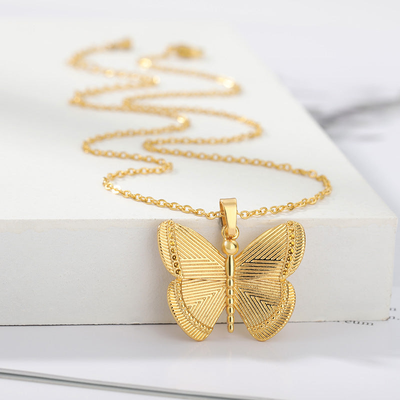 Butterfly Pendant Necklace