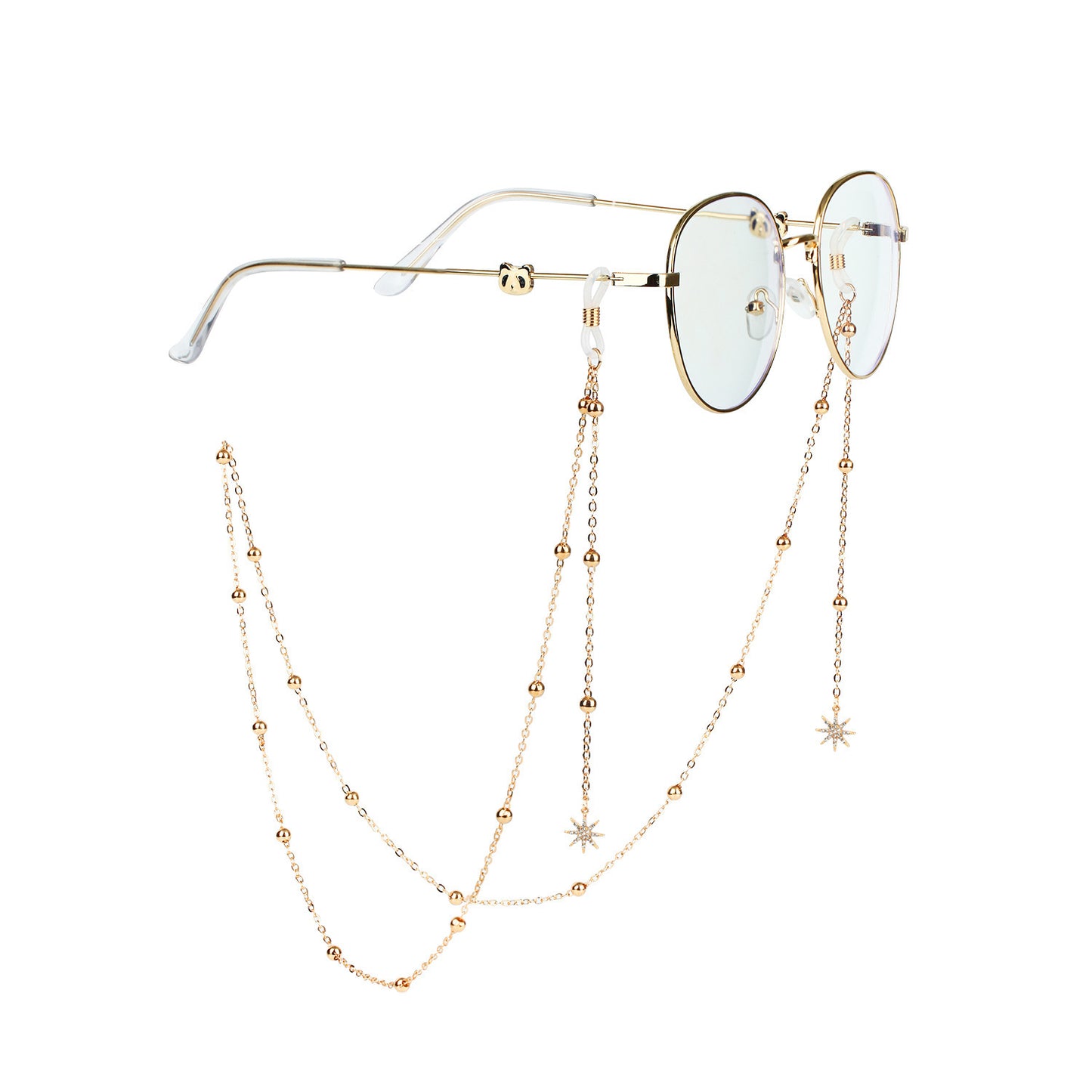 Letter Glasses Chain Fashion Star Butterfly Sun