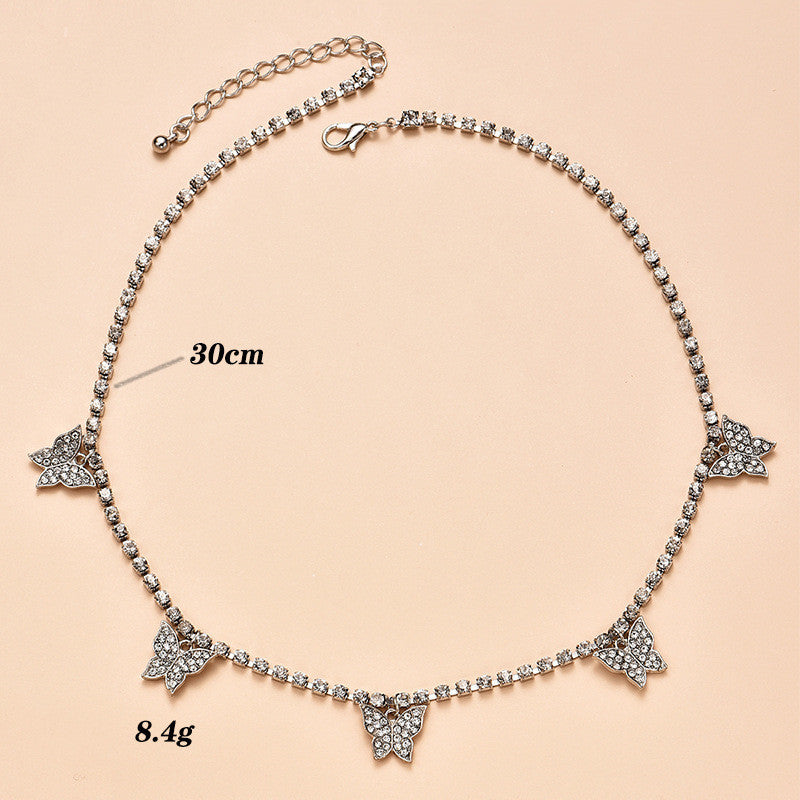 Alloy Butterfly Women's Necklace