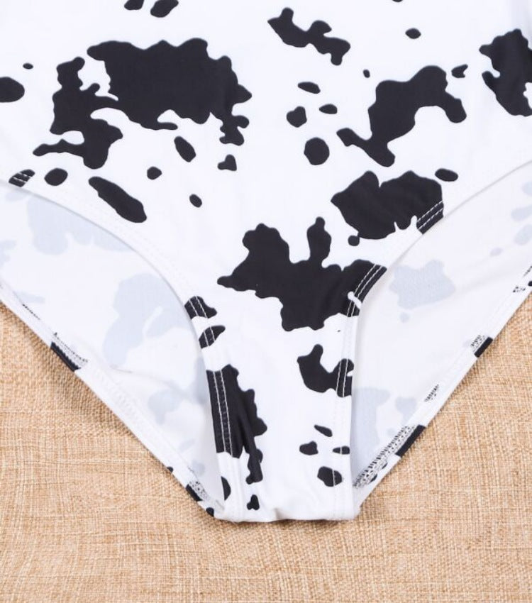 Sling cow spotted swimsuit