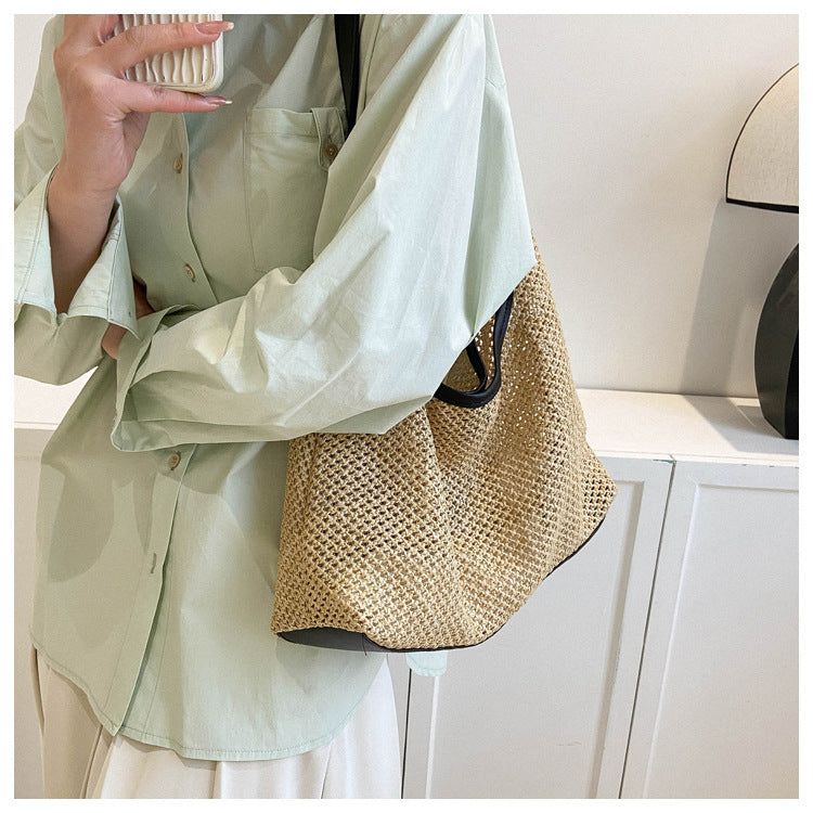 High Texture Casual Straw Bag