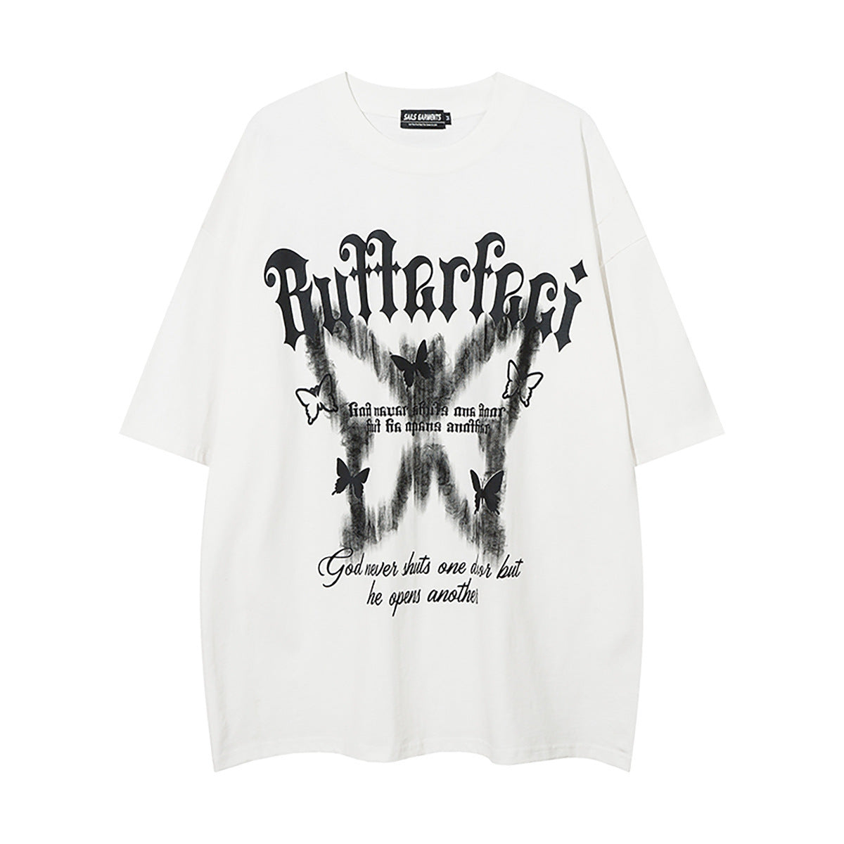 Cotton T-shirt Butterfly Printed T-shirt