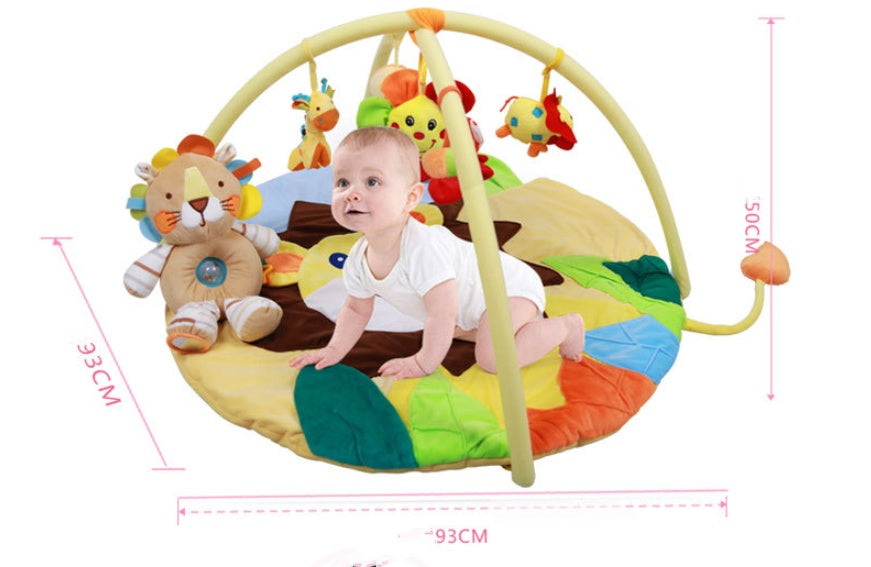 Big Head Lion Music Game Blanket Baby Fitness Holder Crawling Pad Educational Toys