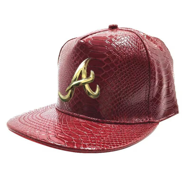 Men's PU Leather Hip-hop Baseball Cap