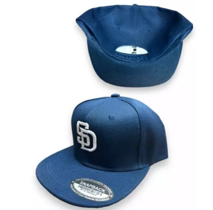 San Diego Padres Snap Back Cap Hat Embroidered SD Adjustable Flat Bill unisex