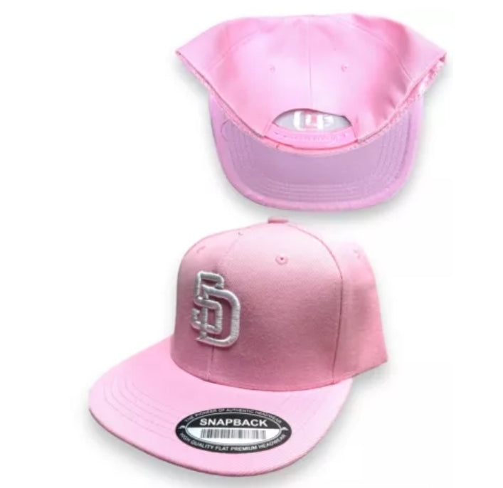 San Diego Padres Snap Back Cap Hat Embroidered SD Adjustable Flat Bill unisex