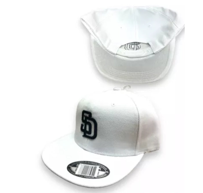 San Diego Padres Snap Back Cap Hat Embroidered SD Adjustable Flat Bill unisex