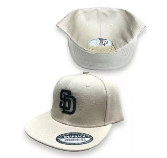 San Diego Padres Snap Back Cap Hat Embroidered SD Adjustable Flat Bill unisex