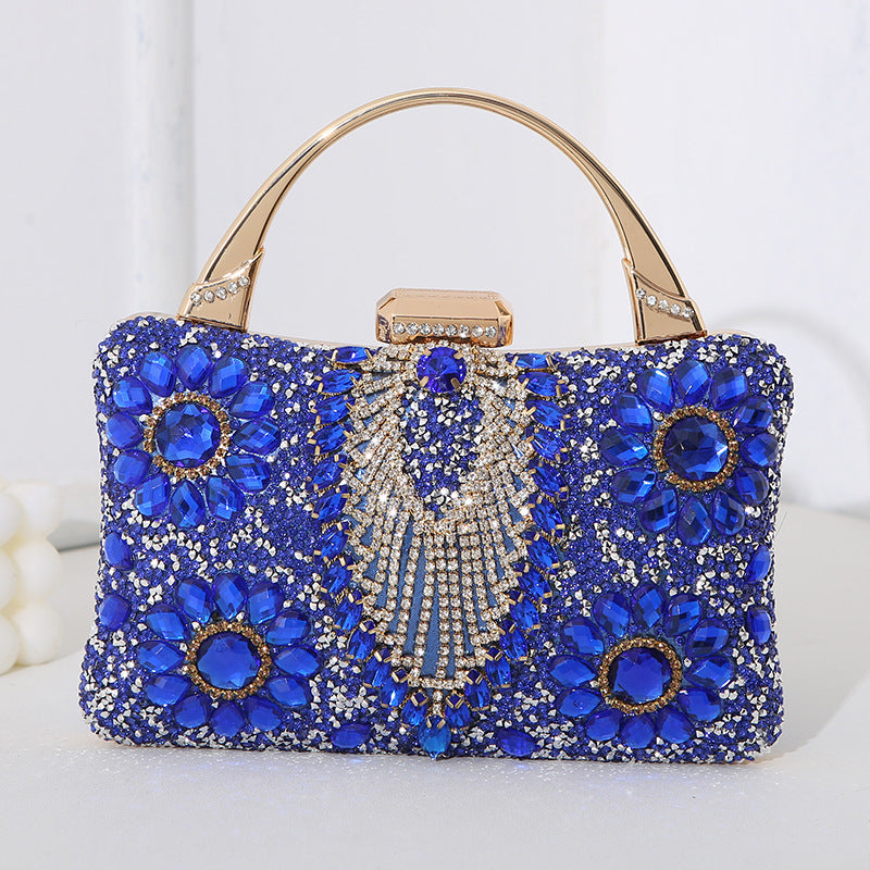 Metal Handheld Handmade Diamond Bag