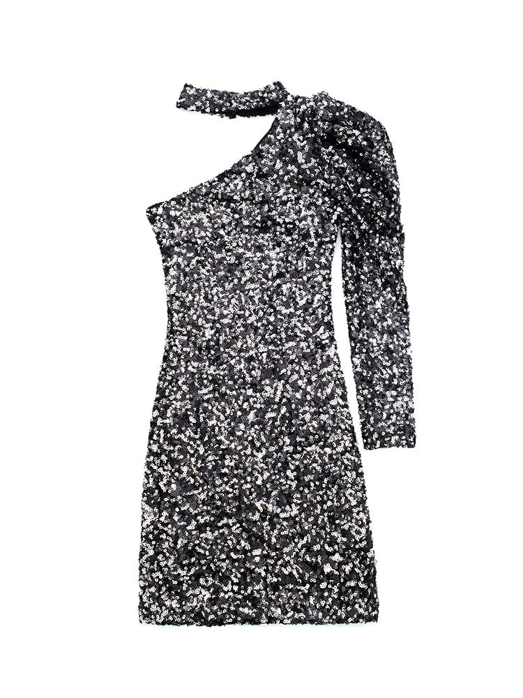 Sequin Slim Dress For Women