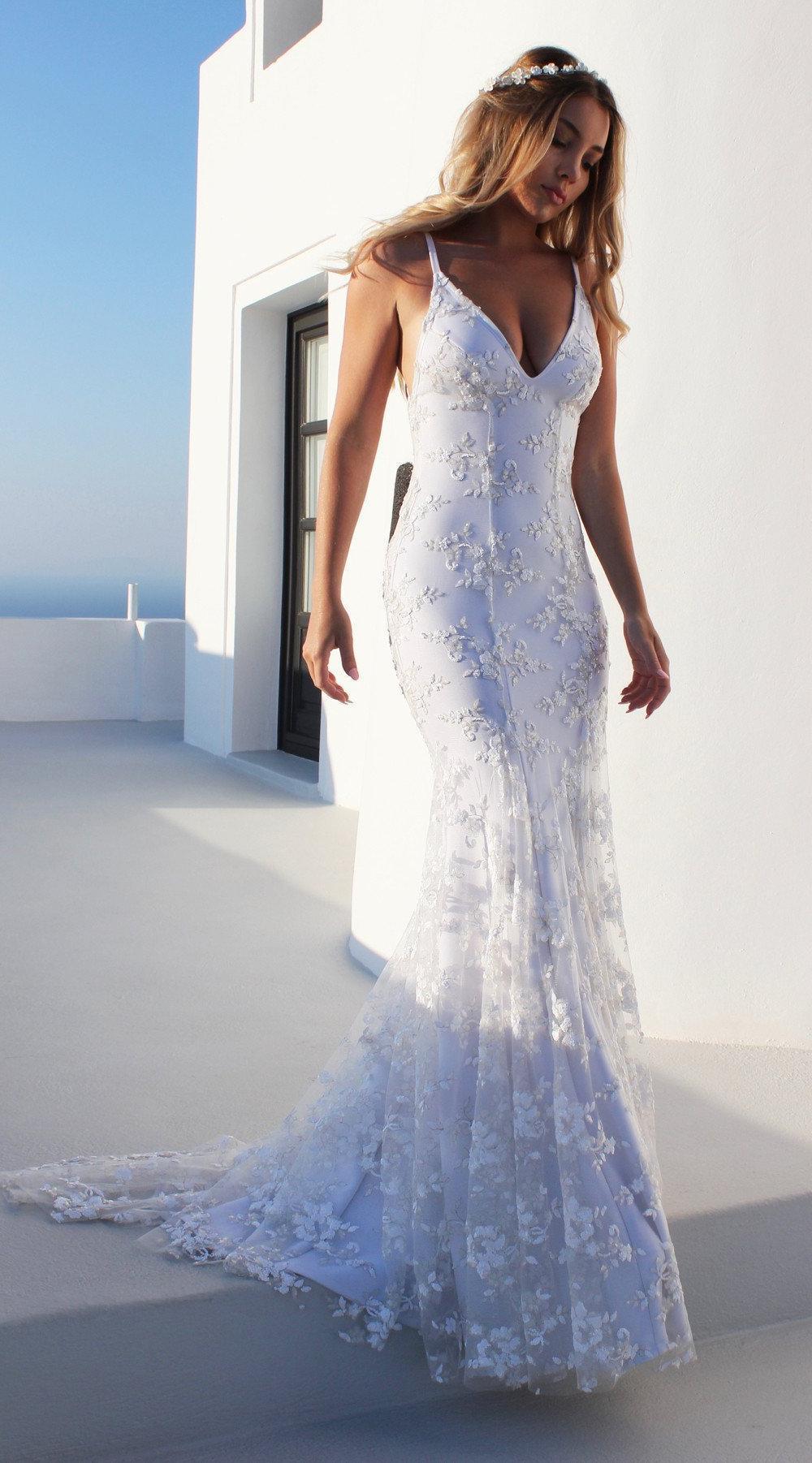 Sexy Lace Bridal Dress Women Wedding