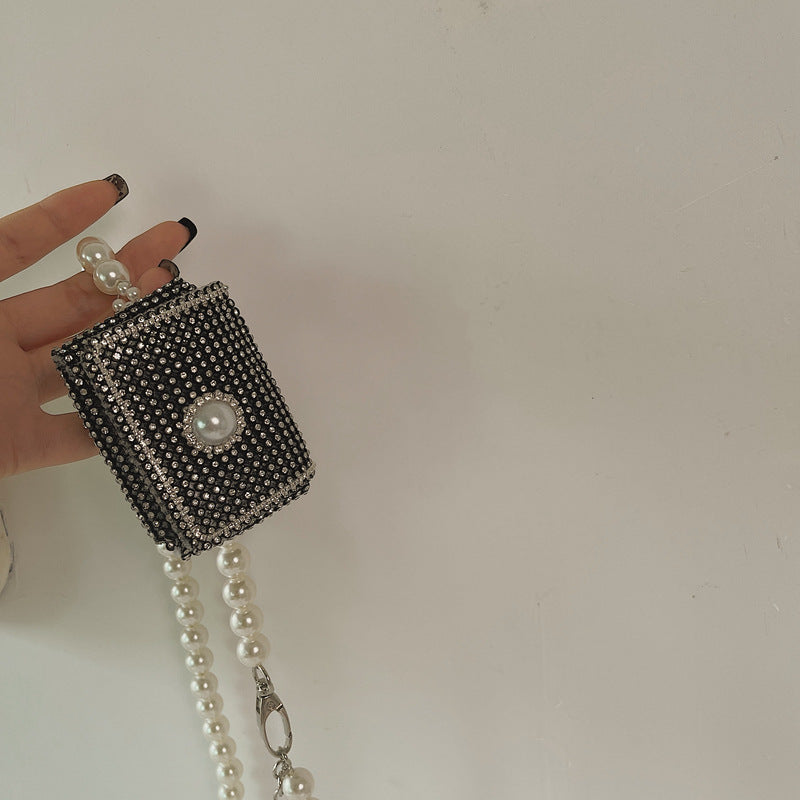 Rhinestone Mini Crossbody Bag Vintage