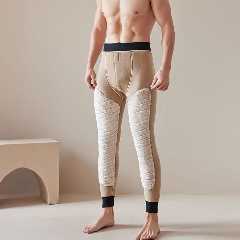 Cotton Pants Graphene Waist Support Fleece-lined Thickened