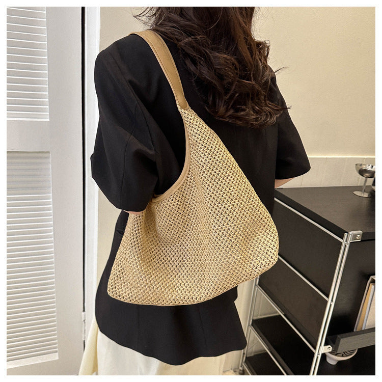 High Texture Casual Straw Bag