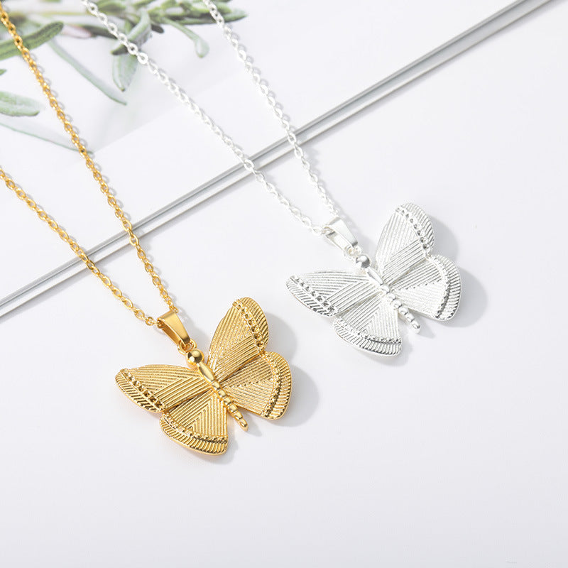 Butterfly Pendant Necklace